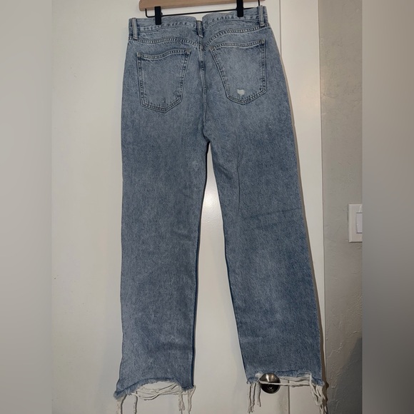 nuuds Light Blue Distressed Boyfriend Jeans - Picture 2 of 3